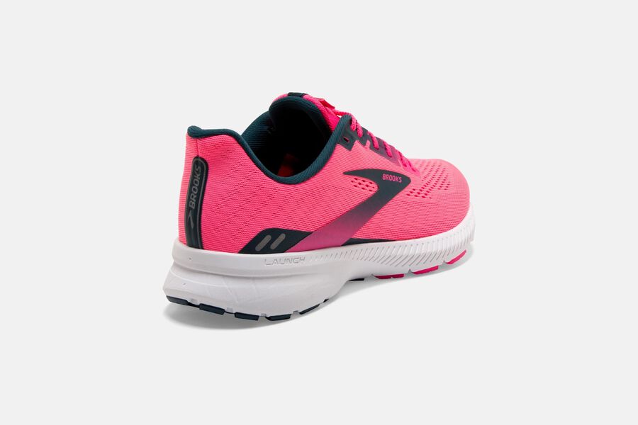 Brooks Launch 8 Road Löparskor Dam - Rosa/Marinblå - 7523-MBKSX